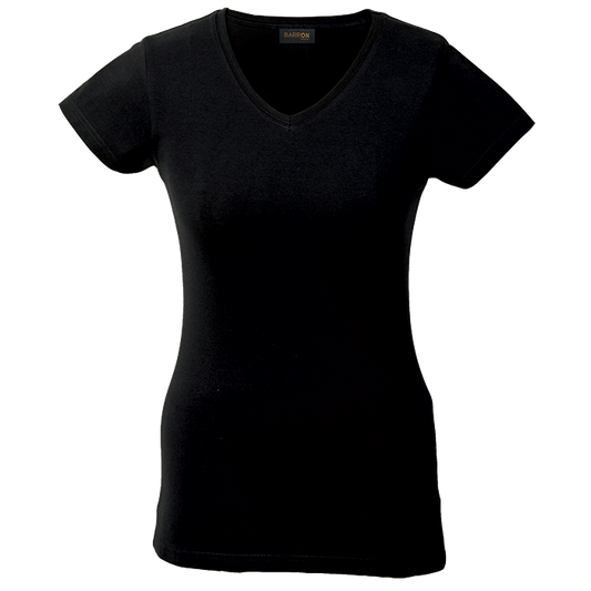 Ladies 170g Slim Fit V-Neck T-Shirt