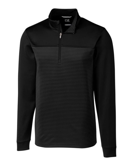 Traverse Stripe Stretch Quarter Zip Mens Pullover