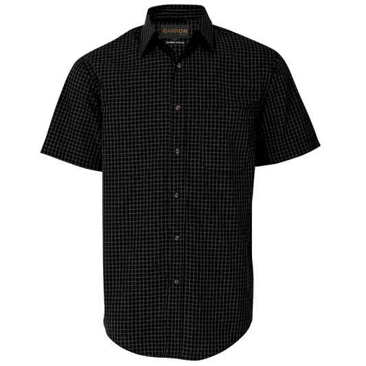 Mens Pioneer Check Lounge Short Sleeve